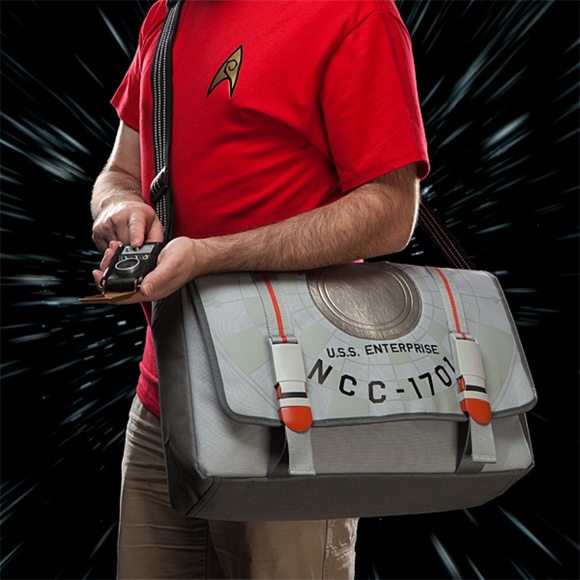 Star Trek U.S.S. Enterprise NCC-1701 Messenger Bag - Picture 1 of 5